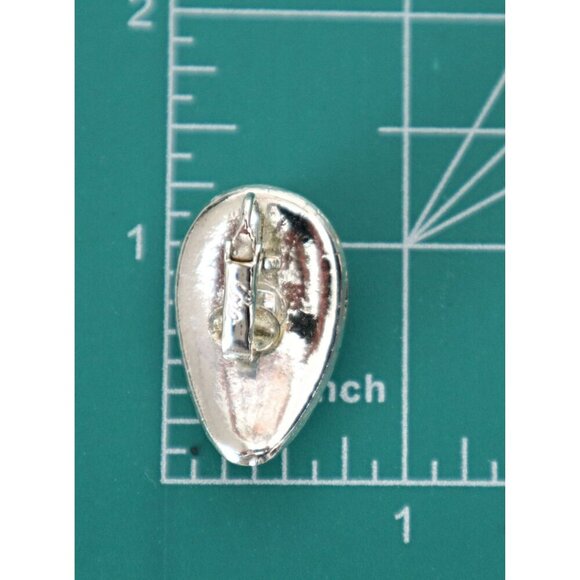 Vintage Earrings Clip On Coro Green   Lot A - Picture 4 of 5